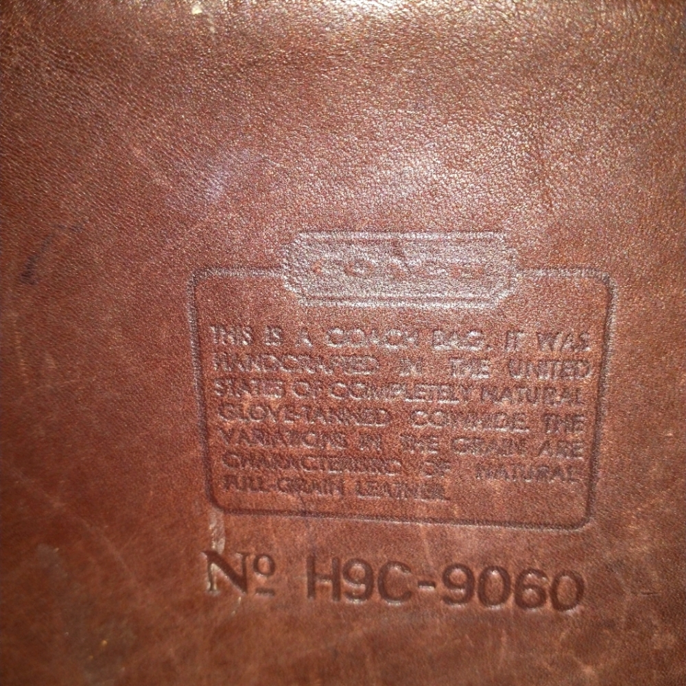 Coach brown shoulder bag
